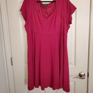 4X Torrid Red Sleeve Dress